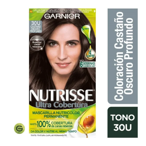 GARNIER NUTRISSE 3.0 U CASTAÑO OSCURO PROFUNDO X 1 UND