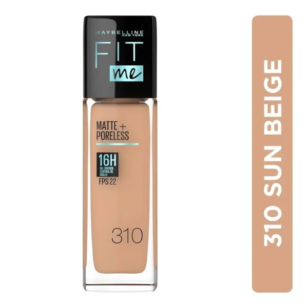 MAYBELLINE BASE LIQUIDA FIT ME MATE 310 SUN BEIGE X 30ML