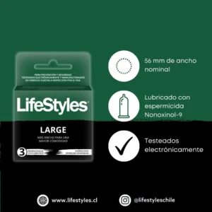LIFESTYLES LARGE X 3 UNID