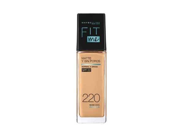 MAYBELLINE BASE LIQUIDA FIT ME MATE 220 NATURALBEIGE X 30ML