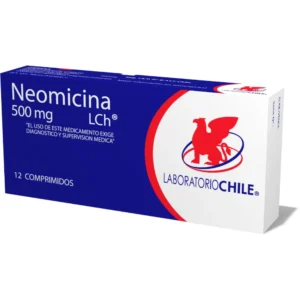 NEOMICINA 500 MG X 12 COM