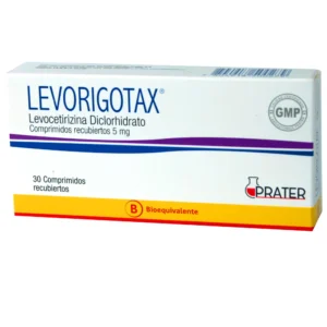 LEVORIGOTAX 5MG X 30COMPR (LEVOCETIRIZINA)