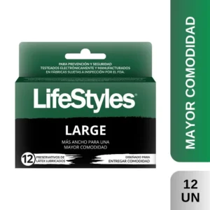 LIFESTYLES LARGE PRESERVATIVOS X 12 UND