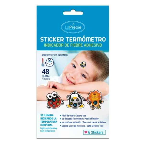 LAPREPIE TERMOMETRO STICKER 6 UNI.
