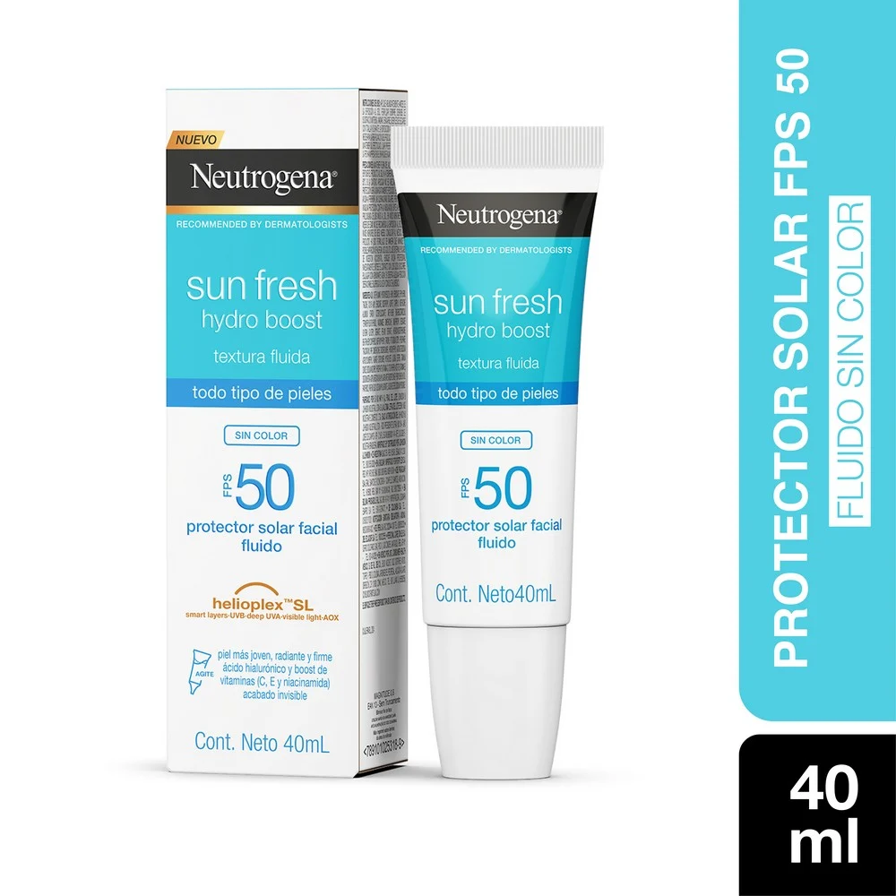 NEUTROGENA SUN FRESH HYDRO BOOST FPS 50SIN COLOR 40ML