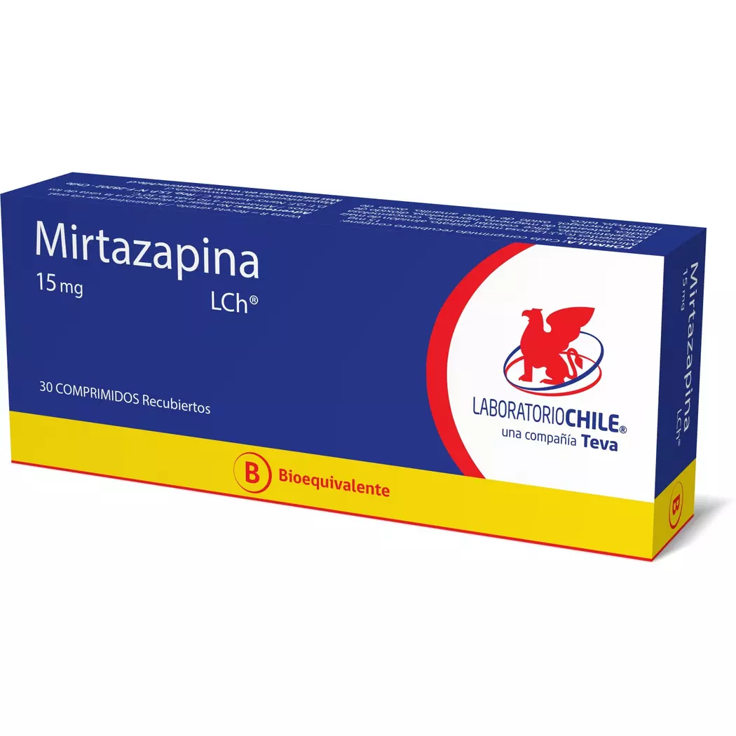 MIRTAZAPINA 15 MG 30 COMP