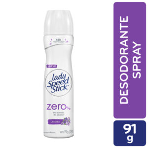LADY SPEED STICK DESODORANTE SPRAY ZERO LAVANDA X 150ML