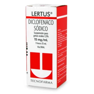 LERTUS GOTAS ORALES 15MG/ML 25ML (DICLOFENACO SODICO)