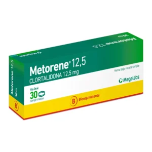 METORENE 12.5MG X 30 COM. (CLORTALIDONA)