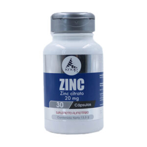 KNOP ZINC CITRATO 20MG 30 CAP.