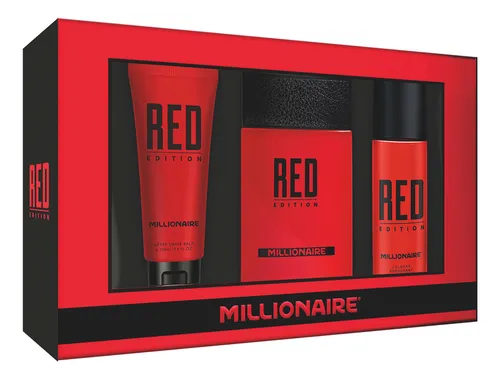 MILLIONAIRE RED 95 ML + SPRAY 160 ML+ AFTER SHAVE