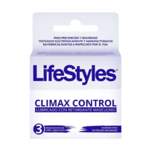 LIFESTYLES CLIMAX CONTROL X 3