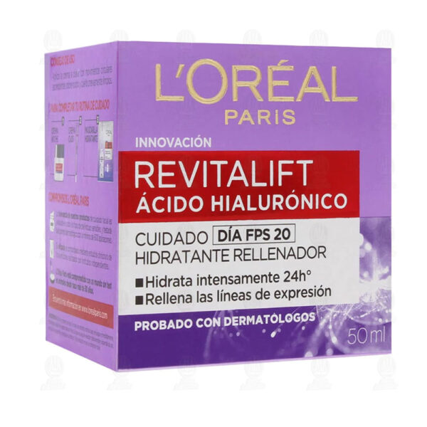 LOREAL REVITALIFT ACIDO HIALURONICO CREMA DIA 50G