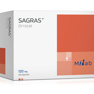 SAGRAS 120MG 105 CAP. (ORLISTAT)