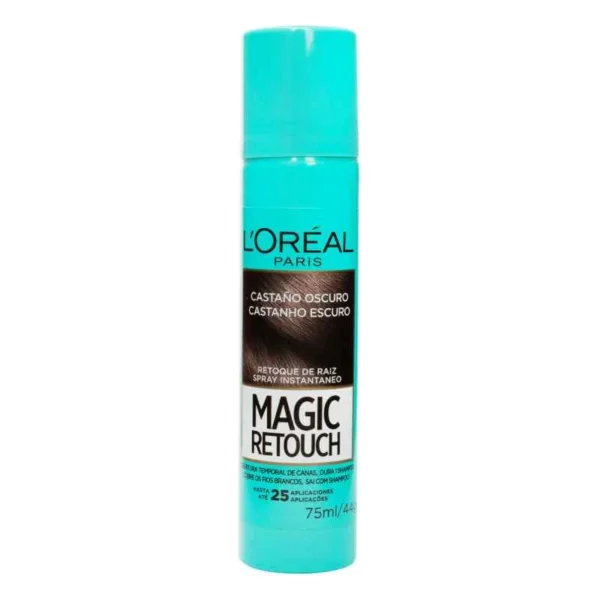 LOREAL MAGIC RETOUCH SPRAY CASTAÑO OSCURO X 75 ML