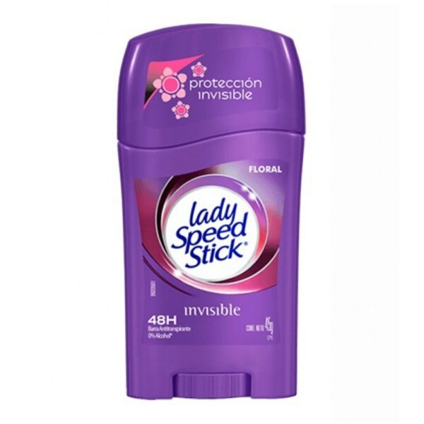 LADY SPEED STICK INVISIBLE FLORAL BARRA 45GR