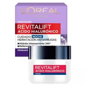 LOREAL REVITALIFT ACIDO HIALURONICO CREMA NOCHE 50G