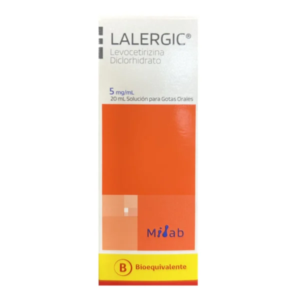 LALERGIC GOTAS ORALES 5MG/ML 20ML (LEVOCETIRIZINA)