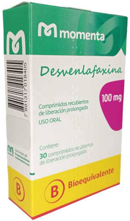 DESVENLAFAXINA 100MG 30 COMP. (MOMENTA)