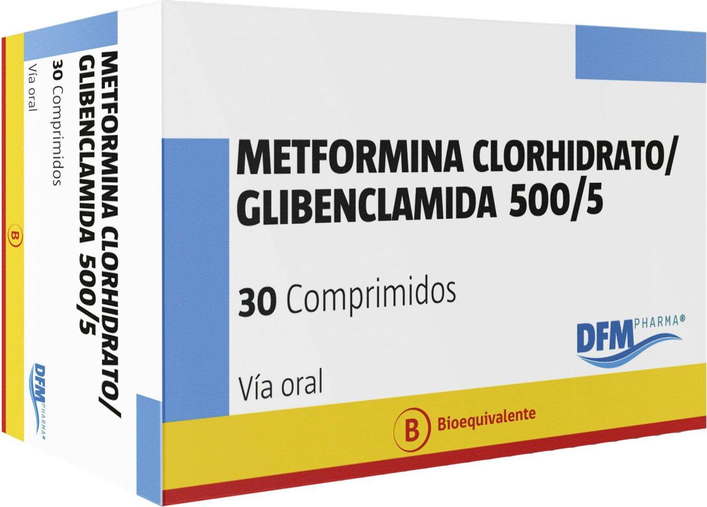 METFORMINA/GLIBENCLAMIDA 500/5 X30COMP.