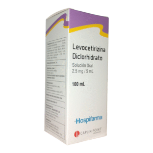 LEVOCETIRIZINA DICLORHIDRATO SOL ORAL 2.5MG/5ML X 100ML