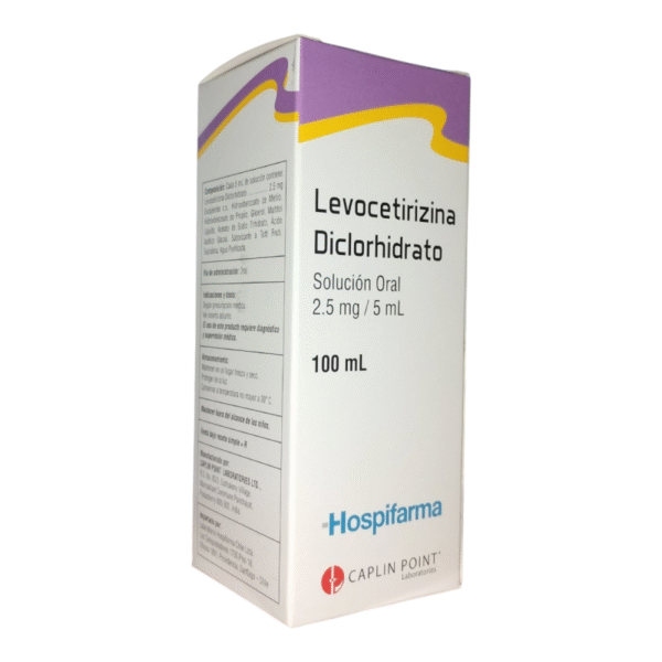 LEVOCETIRIZINA DICLORHIDRATO SOL ORAL 2.5MG/5ML X 100ML