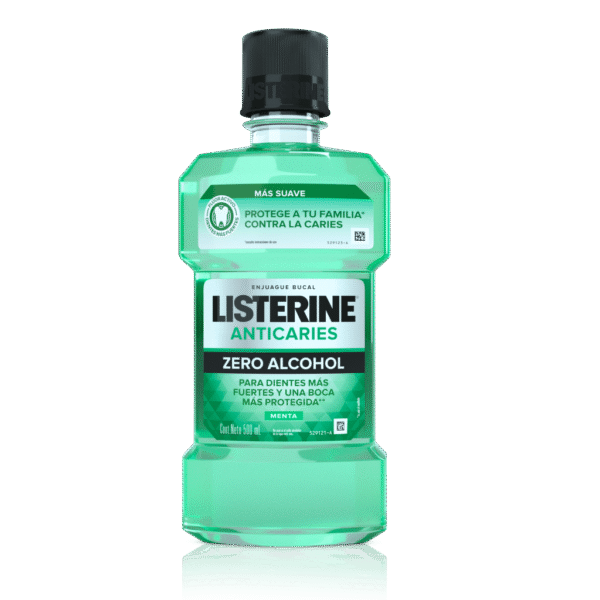 LISTERINE ANTICARIES ZERO ALCOHOL MENTA 180ML