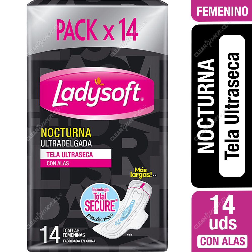 LADYSOFT NOCTURNA X 14 UNID (ULTRASECA)