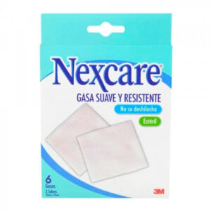 NEXCARE GASA NO ADHERENTE 10CMx10CM 6 UNI.