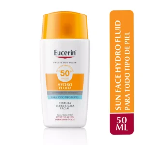 EUCERIN SUN FPS50 HYDRO FLUID TONO CLARO 50ML