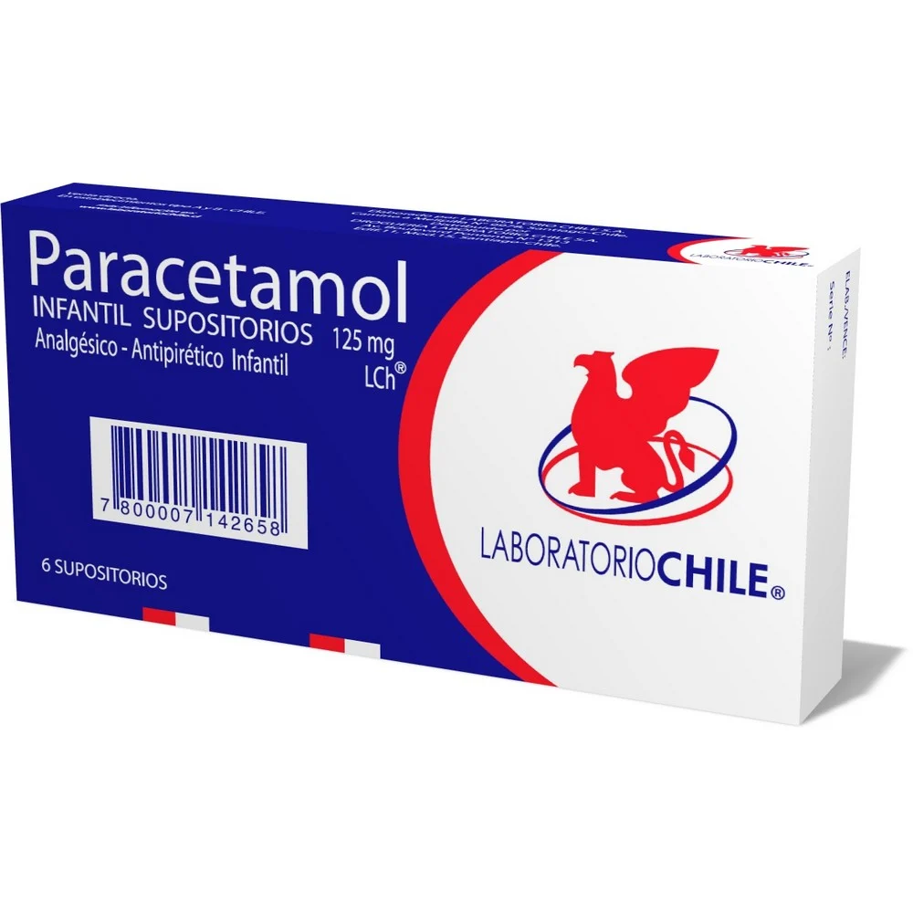 PARACETAMOL 125MG X 6 SUPOSIT