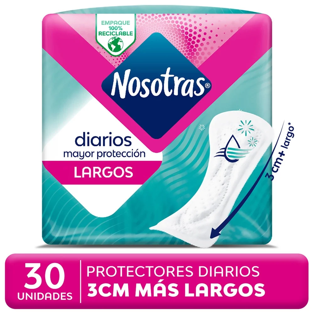 NOSOTRAS PROTECTORES DIARIOS 30 UNI.