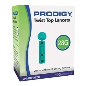 PRODIGY LANCETAS 28G 100 UND