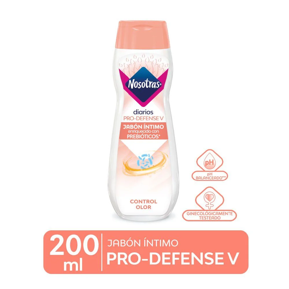NOSOTRAS JABON INTIMO PRO-DEFENSE V (PREBIOTICOS) X 200ML