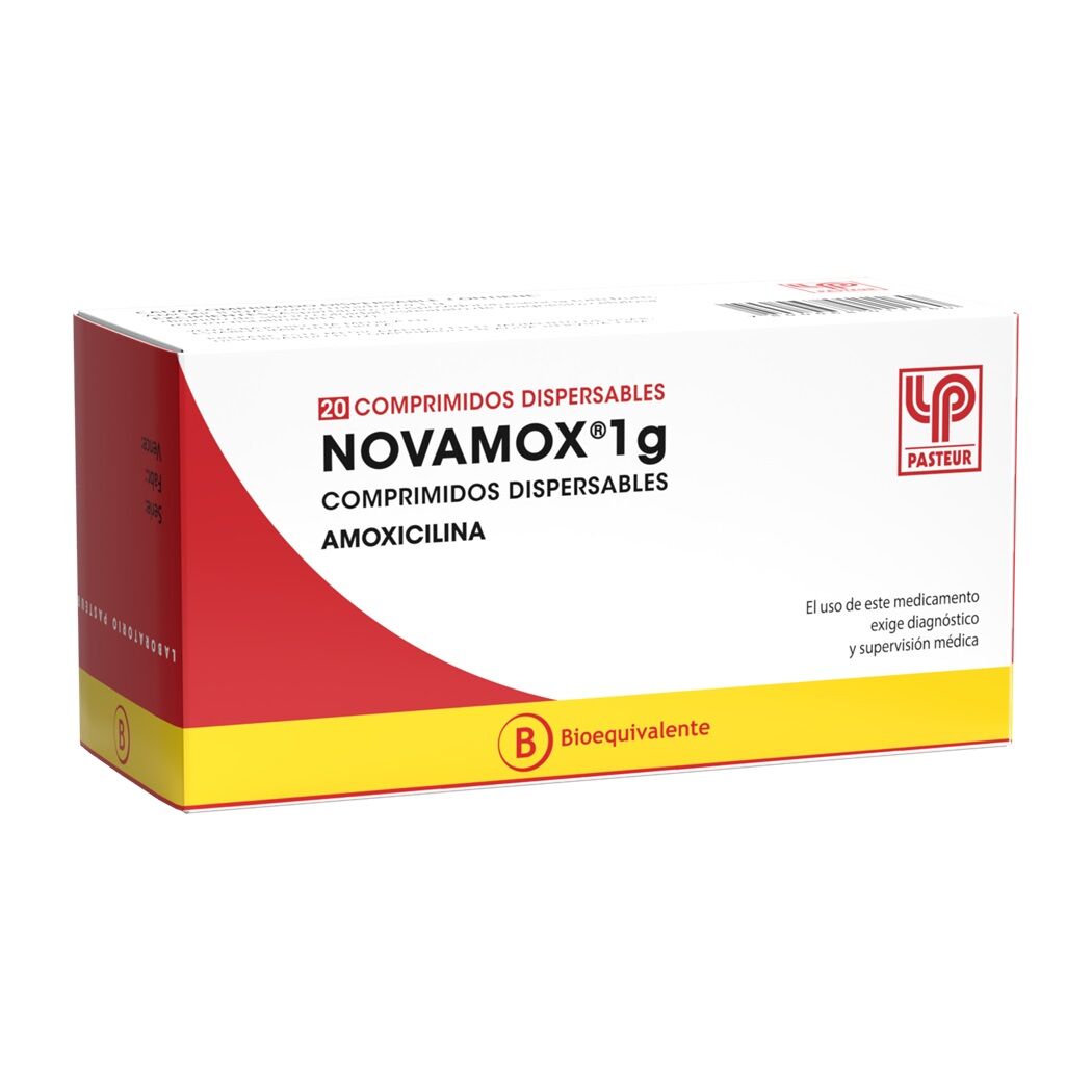 NOVAMOX 1 G X 20 COMPRIMIDOS DISPERSABLES (AMOXICILINA)