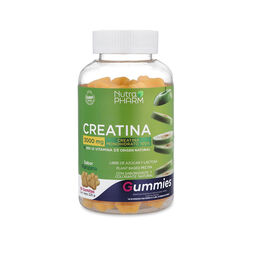 NUTRAPHARM CREATINA 3000MG + VIT D3 400UI 90 GOMITAS.