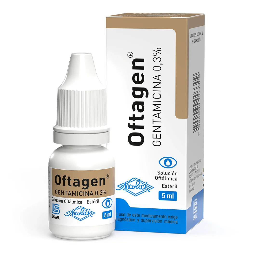 OFTAGEN 0.3% SOL OFT 5 ML (GENTAMICINA)