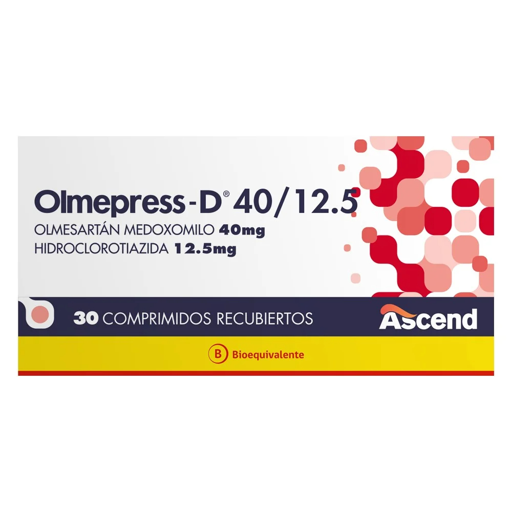 OLMEPRESS D 40/12.5MG X 30 COMP