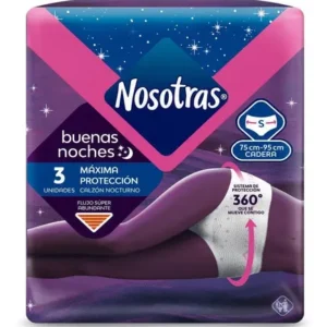NOSOTRAS CALZON NOCTURNO T/S X 3 UNI