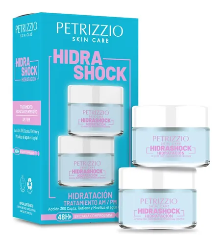 PETRIZIO CREMA HIDRA SHOCK DIA/NOCHE PACK 2 UNID