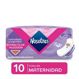 NOSOTRAS MATERNIDAD X 10 UNIDAD