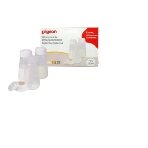 PIGEON BIBERONES DE ALMACENAMIENTO LECHE MATERNA 3 UNI. 150ML