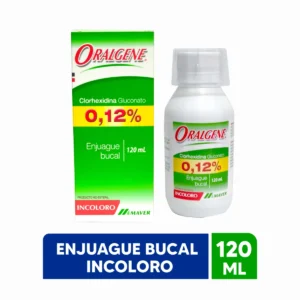 ORALGENE 0.12% COLUTORIO ANTISEPTICO X 120 ML (CLORHEXIDINA GLUCONATO)