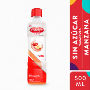 PEDIALYTE 60 SABOR MANZANAX 500ML