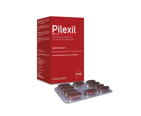 PILEXIL CISTEINA, HIERRO, ZINC Y 9 VITAMINAS 50 CAP. BLANDAS