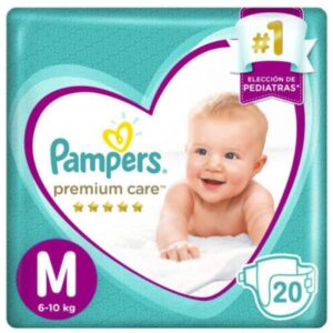 PAMPERS PREMIUN M X 20 UNID