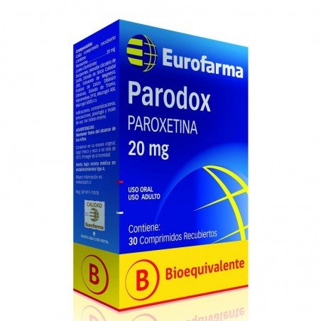 PARODOX 20MG 30 COMP. (PAROXETINA)