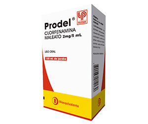PRODEL CLORFENAMINA MALEATO JARABE 2MG/5ML X 120 ML