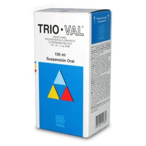 TRIOVAL SOL.ORAL 100ML (PARACETAMOL/PSEUDOEFEDRINA/CLORFENAMINA)