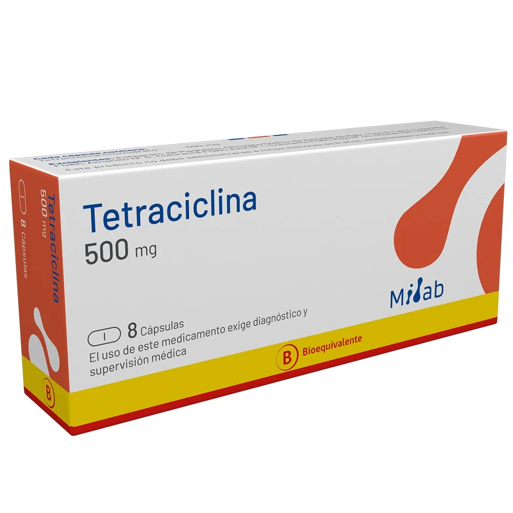 TETRACICLINA 500MG 8 CAP.
